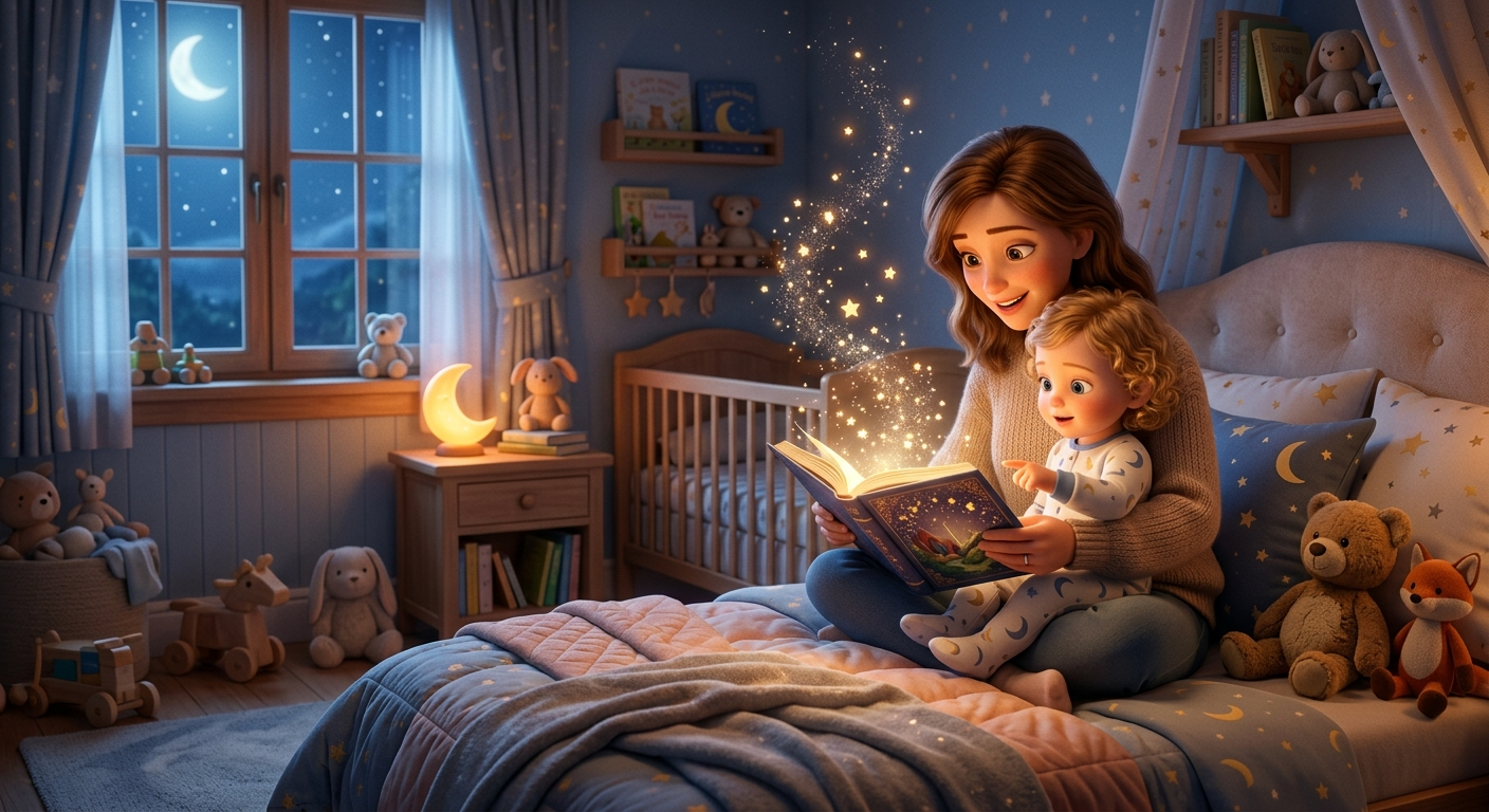 Sweet Dreams and Big Words: Why Bedtime Stories Are a Toddler’s Secret Superpower