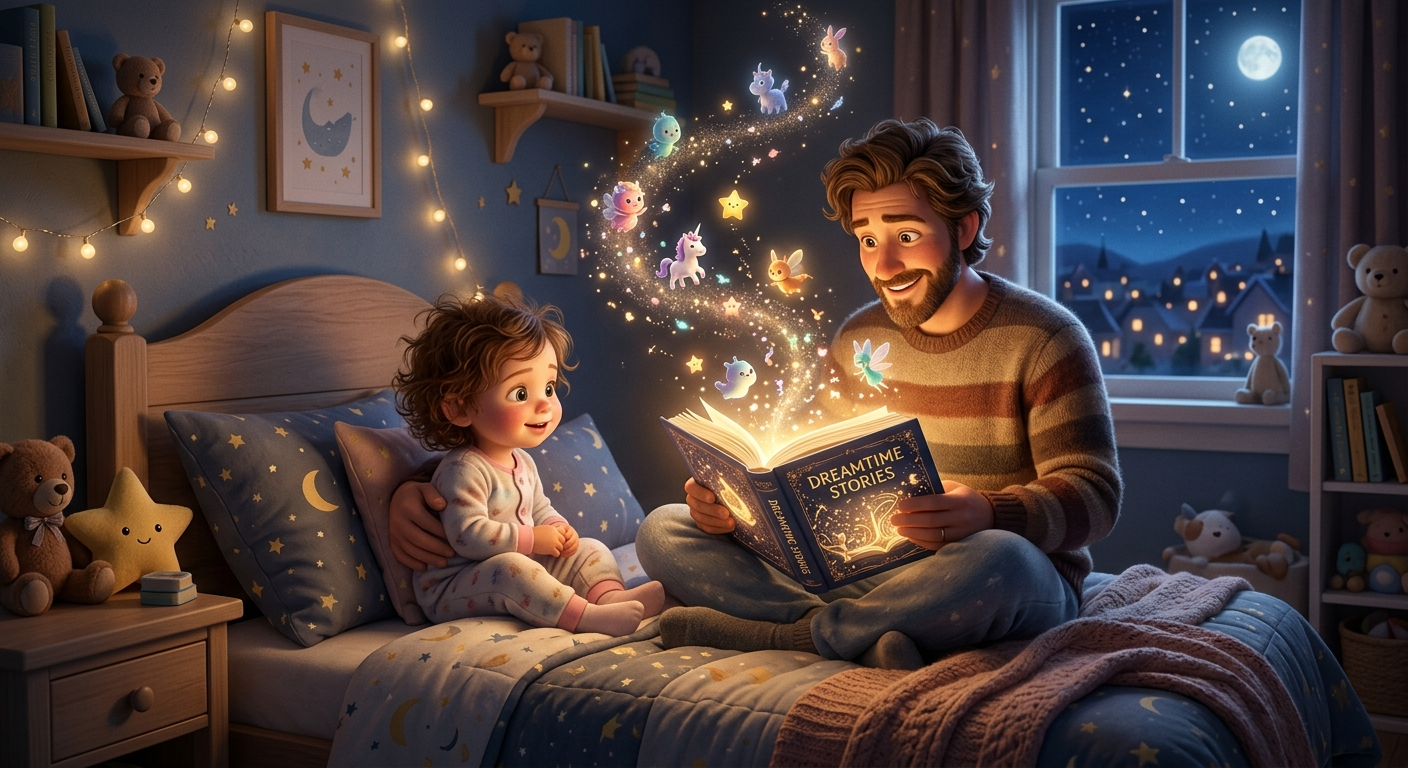 Sweet Dreams and Big Words: Why Bedtime Stories are a Toddler’s Superpower