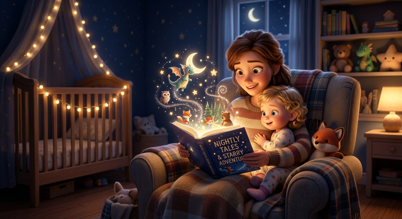Sweet Dreams and New Words: Why Bedtime Stories Are a Toddler’s Secret Superpower