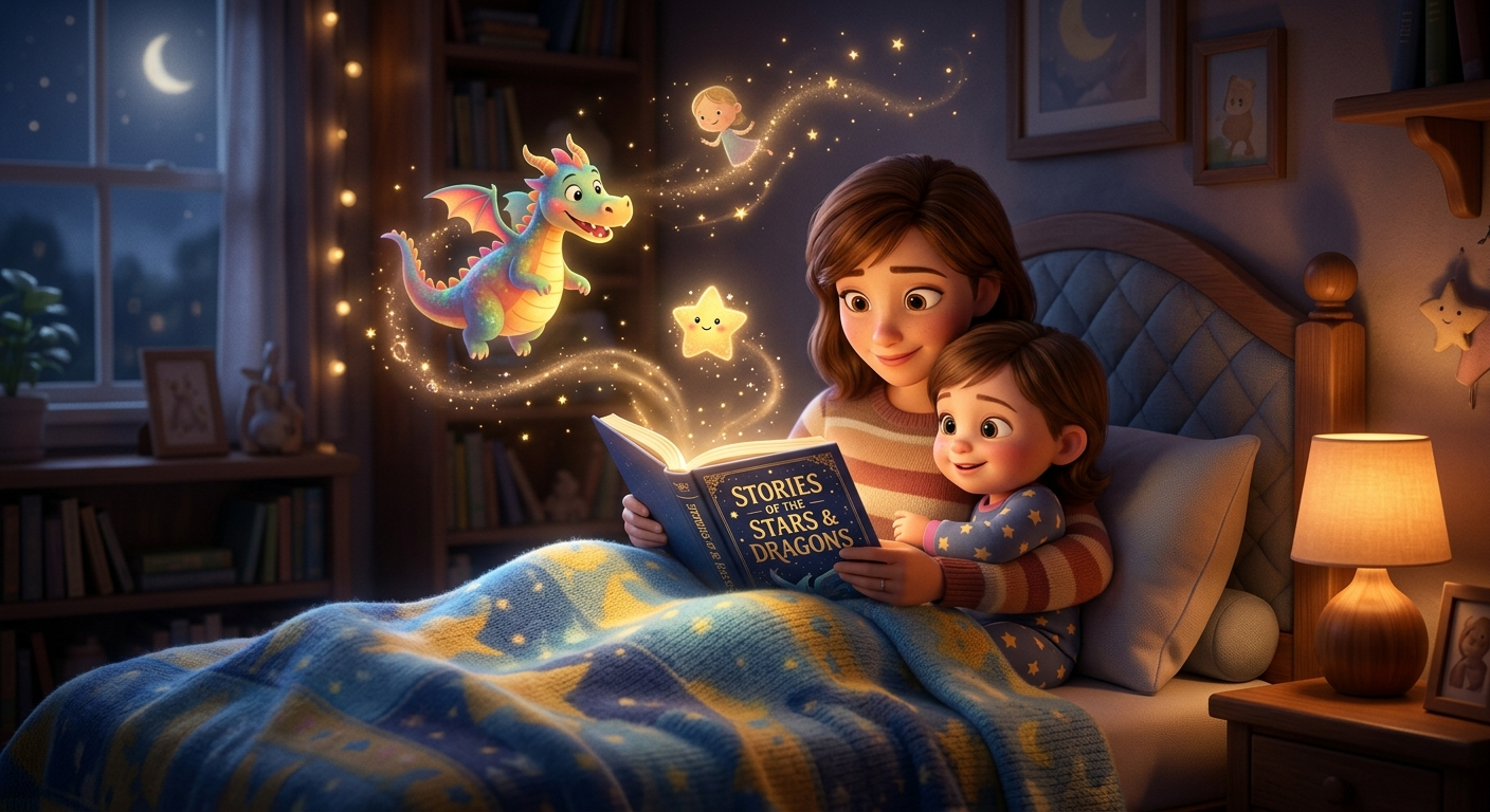 Sweet Dreams and Big Words: Why Bedtime Stories are a Toddler’s Superpower