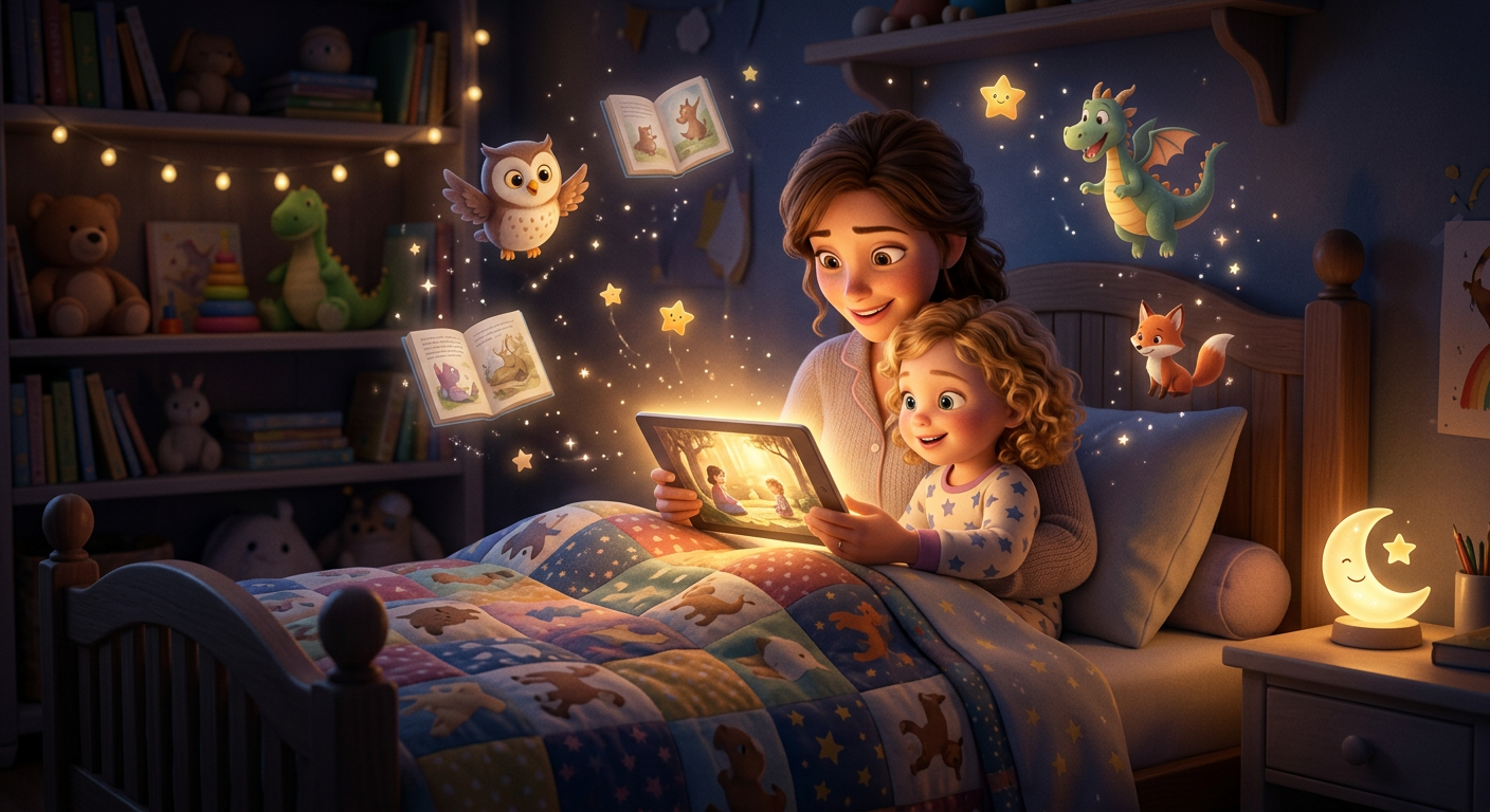 Sweet Dreams and Big Words: Why Bedtime Stories are a Toddler’s Superpower
