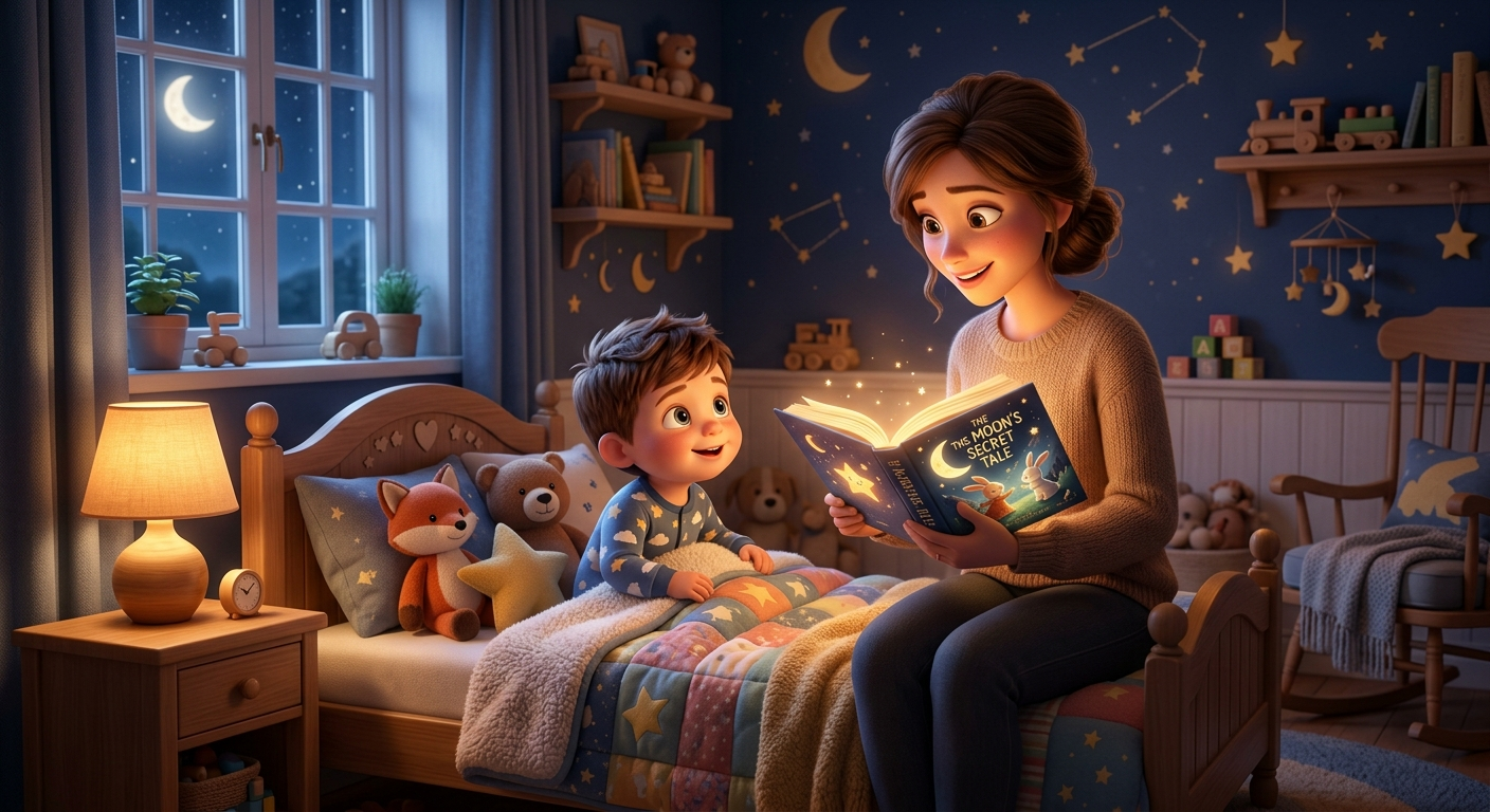 Uyku Öncesi Masallarının Sihri: Küçük Çocuklar İçin Daha İyi Uyku ve Zengin Kelime Dağarcığı