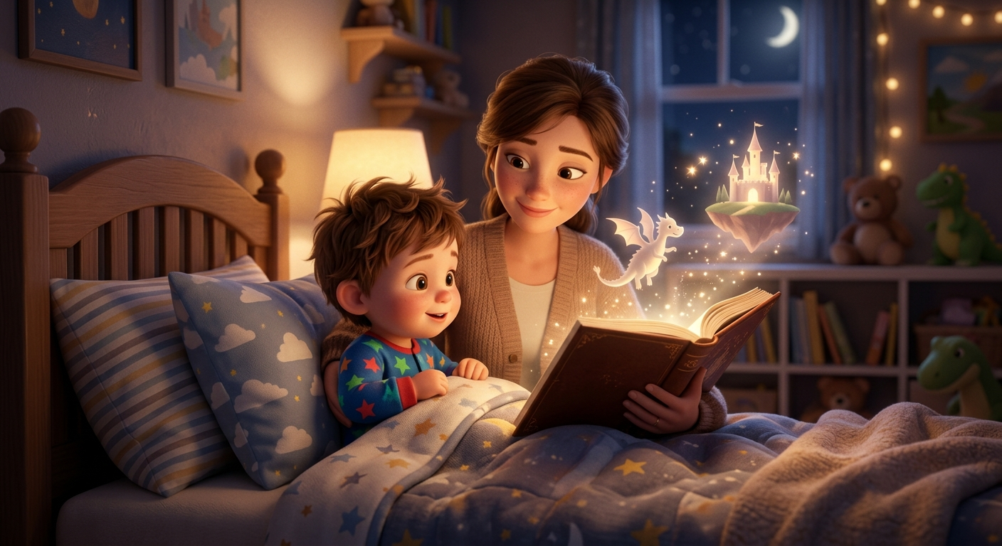 Tatlı Rüyalar ve Akıllı Kelimeler: Uyku Öncesi Hikayeleri Neden Çocukların Süper Gücüdür?